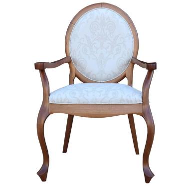 Imagem de Poltrona Decorativa Base Madeira Maciça Adrie Gran Belo