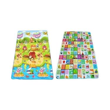 Imagem de Tapete De Atividades Dupla Face Para Bebês, Macio, Educacional, Para E