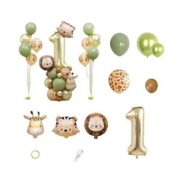 Imagem de Decoração De Festa De Aniversário Para Meninos Com Tema De Selva, 38 P