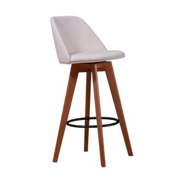 Imagem de Banqueta Alta Giratória Para Cozinha Bar Multimóveis Cr20279 Off White Off White