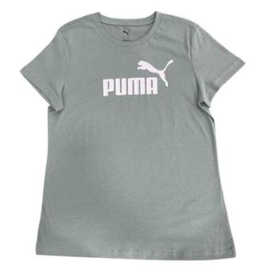 Imagem de Camiseta Puma Feminina logo tee green moon-Feminino
