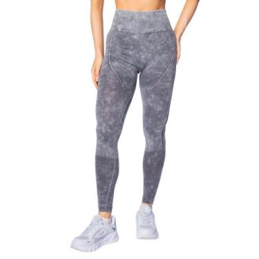 Imagem de Legging Feminina Sea Surf Empina Bumbum Cintura Alta Cinza, Cinza, G