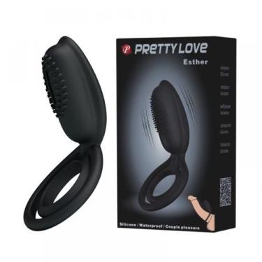 Imagem de Anel Vibro Alça Escroto Estimulador Pretty Love