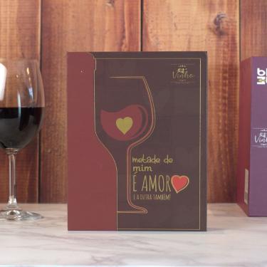 Imagem de Kit Com 5 Peças Para Vinho Premium Wine - Metade De Mim!