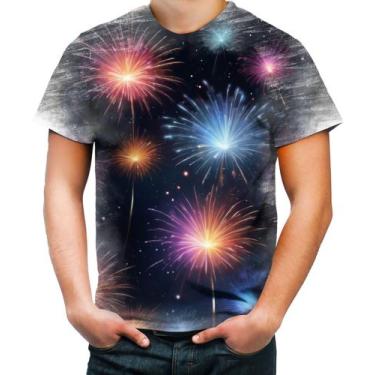 Imagem de Camiseta Desgaste Fogos de Artifício Rojões Ano Novo 5 - Kasubeck Stor