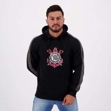Imagem de Moletom Corinthians Embroidery Preto-Masculino