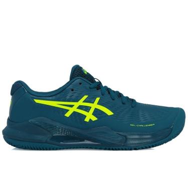 Imagem de Tênis Asics Gel Challenger 14 Clay Verde e Amarelo-Masculino