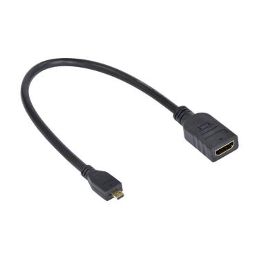 Imagem de Cabo Adaptador Micro HDMI X HDMI Amchf-30 para Áudio e Vídeo Full HD com Suporte a Som...