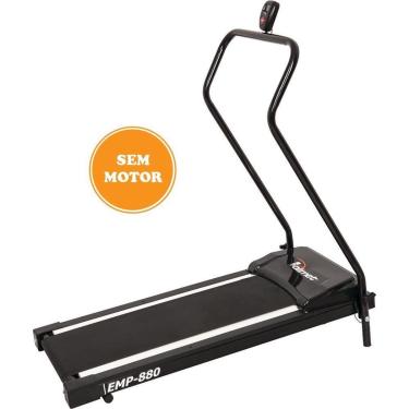 Imagem de Esteira Mecânica EMP-880 com Monitor 5 Funções Poli Sports-Unissex