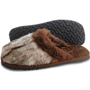 Imagem de Pantufa Chinelos de Pelúcia Masculino Feminina Confortável CÓD 20 - CR