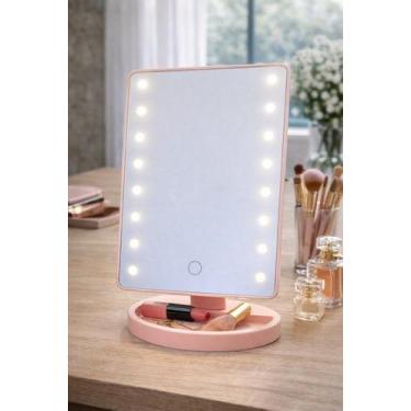 Imagem de Espelho De Mesa Para Maquiagem Led Com Usb - Sortida - DROMOS