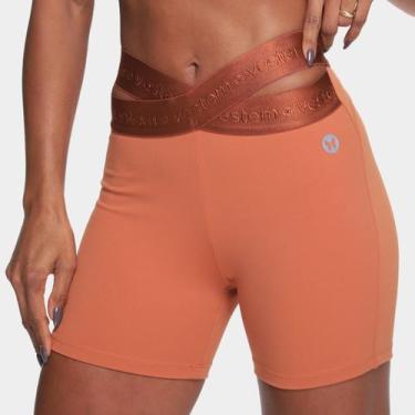 Imagem de Shorts Vestem Feminino, Marrom, GG