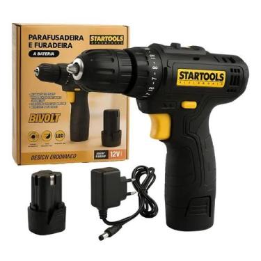 Imagem de Parafusadeira furadeira reversivel litio 12v 25 velocidades sem fio ba