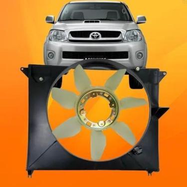 Imagem de Defletor Hilux Srv + Helice Radiador 7pás 2005 A 2015 Diesel - DFEB