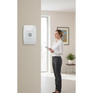 Imagem de Sensor Presença Infravermelho Teto 360 Bivolt Economiza Ene - Congratu