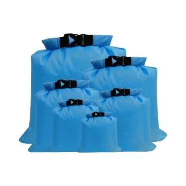 Imagem de Kit De 5 Bolsas Impermeáveis Para Natação, Rafting, Caiaque, Trekking 