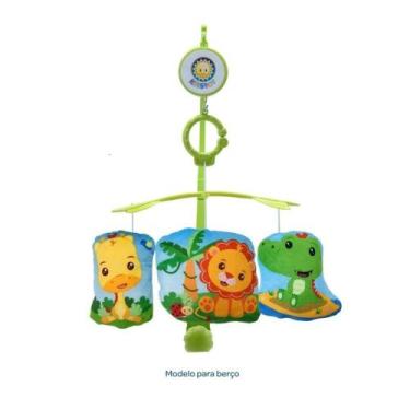 Imagem de Móbile Musical Leãzinho 2 em 1 para Berço e Carrinho - Kitstar