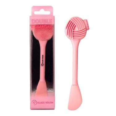 Imagem de Escova de Limpeza Facial Klass Vough Double Cleanser Rosa Fc-06