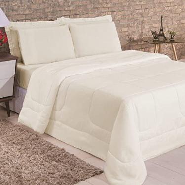 Imagem de Edredom Cama Colchão Casal Com jogo de Lençol Leve Para Verão