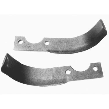 Imagem de Kit com 2 Lâminas Enxada Rotativa Tratorito Branco B4t 6,5cv / Bd 5cv Lado Esquerdo e Direito Branco Motores