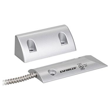 Imagem de SECO-LARM SM-226R-3Q Contatos magnéticos de porta externa, ampla abertura; interruptor contido em invólucro de alumínio fundido curvo de baixo perfil para montagem na superfície no chão da garagem