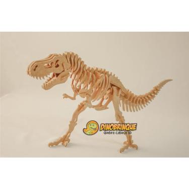 Quebra Cabeça 3D Dinossauro Velociraptor - 41 Peças - MDF Cru - Corte a  Laser -NEOMAX - Loja NS.com