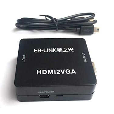 Imagem de Adaptador HDMI VGA, HDMI2VGA Black