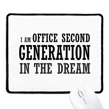 Imagem de Mousepad Office Segunda Geração Borda Costurada Tapete de Borracha para Jogos