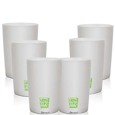 Imagem de 6 Copos Short Drink 200ml Eco Sustentável Green Cups