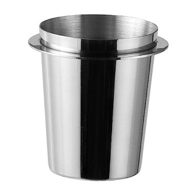 Imagem de Bothyi Acessórios para máquina de café, copo dosador de filtro portafilter, máquina de café expresso, acessórios para máquina de café, copo de pó para máquina de café, luz espelhada de 58 mm