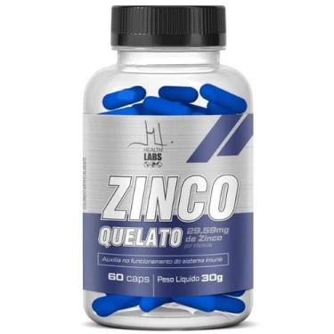 Imagem de Zinco Quelato 60 Tabletes Health Labs