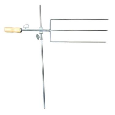 Imagem de Espeto Para Fogo De Chão Giratório Reforçado
