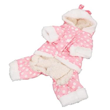 Imagem de Casaco Quente de Inverno para Cães, Roupas Espessas Com Capuz para Animais de Estimação Em Clima Frio para Caminhadas para Cachorros (GG)