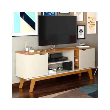 Imagem de Rack Patrimar Marselha com 160 cm de Largura, Ideal para TV de até 50"