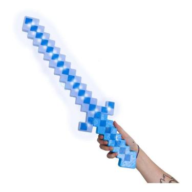 Imagem de Espada Brinquedo Minecraft Gamer Youtube Com Som E Luz