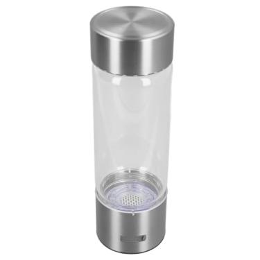 Imagem de Garrafa de água de Hidrogênio, Operação Simples 410ml 1200 a 1400 PPB Máquina Portátil Ionizadora de água de Hidrogênio Com Adaptador de Garrafa para Presente