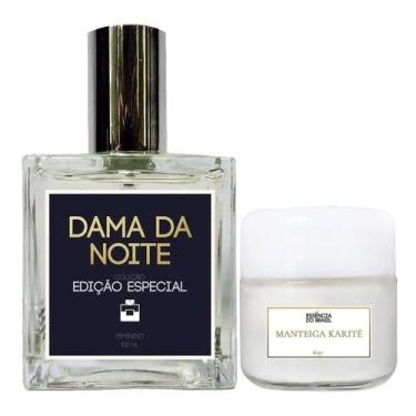 Imagem de Kit Perfume Dama Da Noite 100ml + Manteiga De Karité 60Gr - Essência D