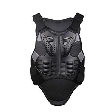 Imagem de Spine Gear Ciclismo Esqui Equitação Skate Peito Costas Colete protetor de coluna Anti Fall Gear Jaqueta de motocicleta Motocross Colete de proteção corporal XL Colete de motocicleta Armadura