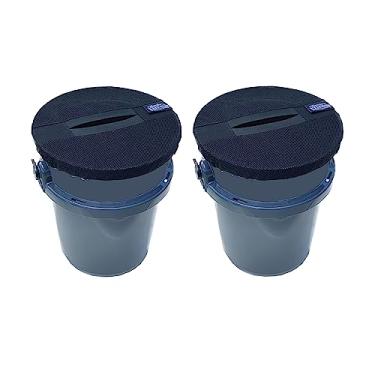 Imagem de Thrasher Lures Capa de balde – Conversor de tampa de lata de lixo de 5 galões para baldes de barco – Acessórios de pesca e barco – Malha preta (2)