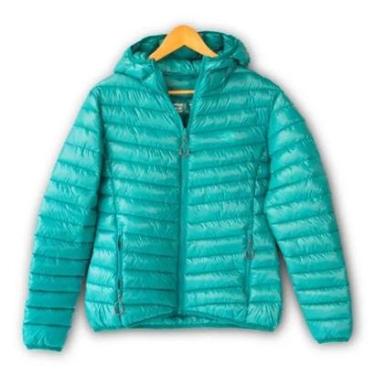 Imagem de Jaqueta Puffer Kailash Patagonia com Capuz Feminina - Esmeralda-Feminino