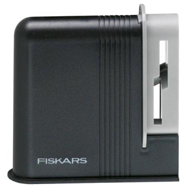 Imagem de Fiskars Clip-Sharp, Comprimento total: 4 cm, Plástico, 1000812 Apontador de tesouras, tamanho único, preto