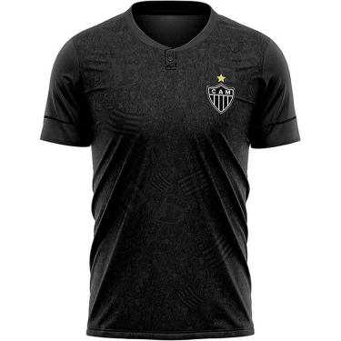 Imagem de Camiseta Braziline Atletico Mineiro Wolf Polo Masculino-Masculino