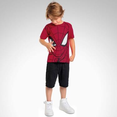 Imagem de Camiseta Infantil Verão Menino Homem de Ferro Tam 4 a 10 - Fakini-Masculino