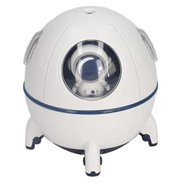 Imagem de Umidificador de cápsula espacial, 220ML USB Umidificador bonito do bebê com luz noturna difusor, umidificador portátil silencioso para Home Office Car e Viagem (Branco)