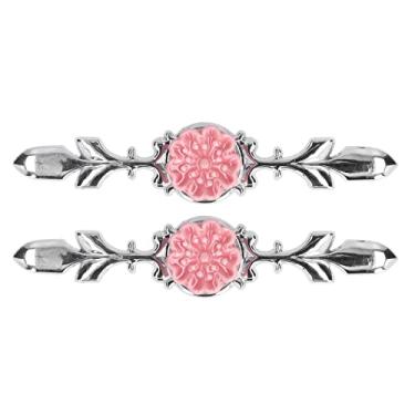 Imagem de Puxadores de Gaveta, 2 Conjuntos de Puxadores de Gaveta, Puxadores de Puxador de Cerâmica, Maçanetas Decorativas de Porta de Armário Com Placa para Cozinha, Conjuntos de