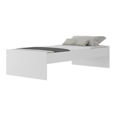 Imagem de Cama De Solteiro Para Colchão 88x188cm Maçã Do Amor Multimóveis Bb4022 Branco Branco