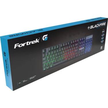 Imagem de Teclado Gamer Membrana Fortrek BlackFire New Rgb