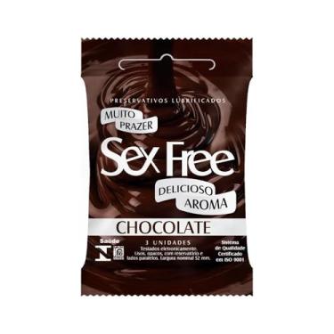 Imagem de Preservativo Sex Free Delicioso Aroma 3 Unidades (Único, Chocolate)