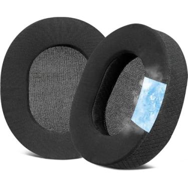 Imagem de SOULWIT Almofadas de Substituição para SteelSeries Arctis 1/3/5/7/7+/7P/7P+/7X/7X+/9/9X/Pro/Prime (Não são Compatíveis com Qualquer Modelo Arctis Nova) fones de ouvido - GR Preto
