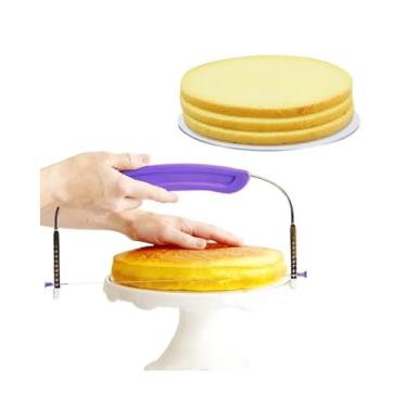 Imagem de Cortador Fatiador De Bolo Nivelador Ajustável - 01 Fio